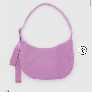 Baggu Medium Crescent in Peony- NWT